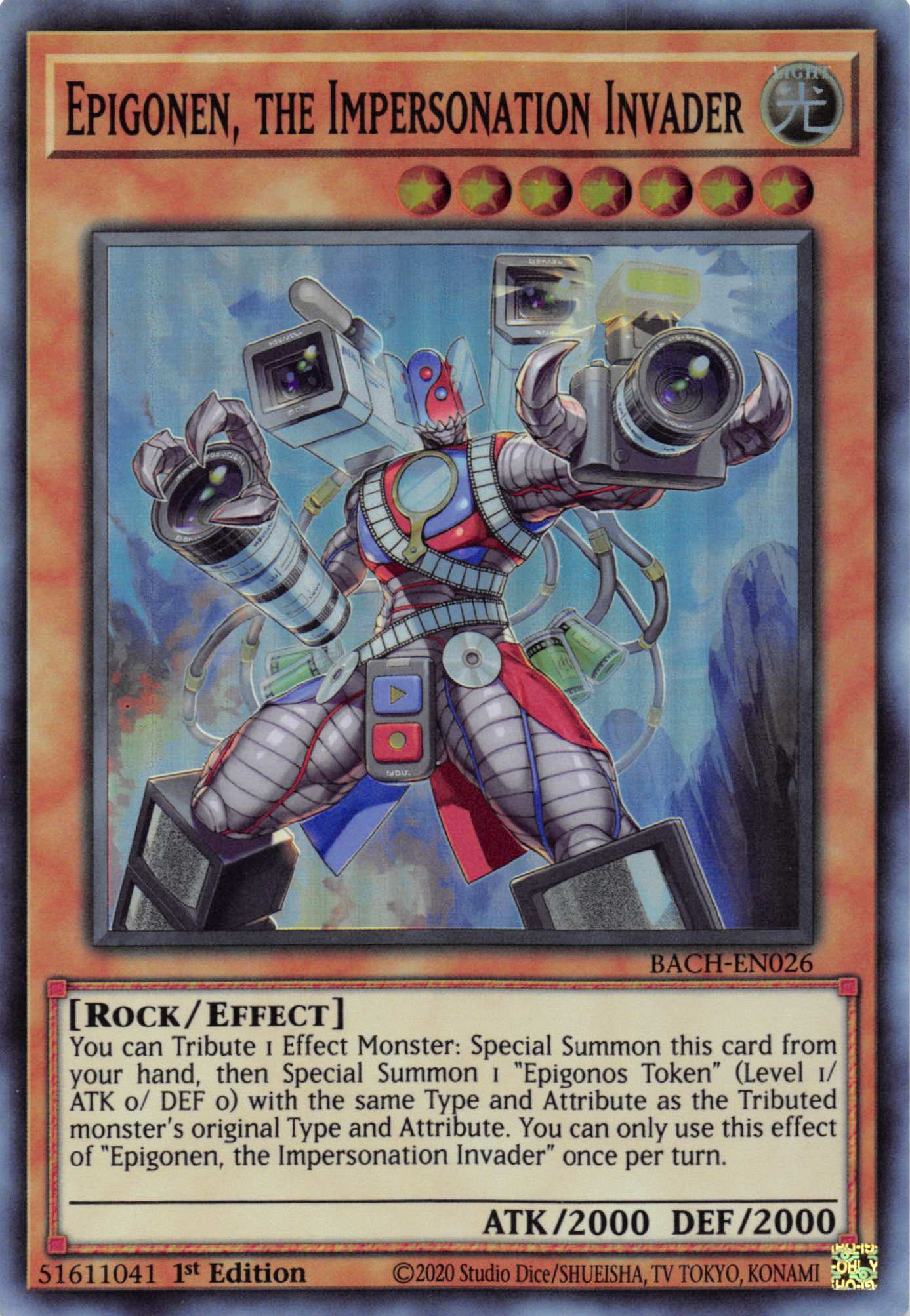 Epigonen, the Impersonation Invader [BACH-EN026] Super Rare | Amazing Games TCG