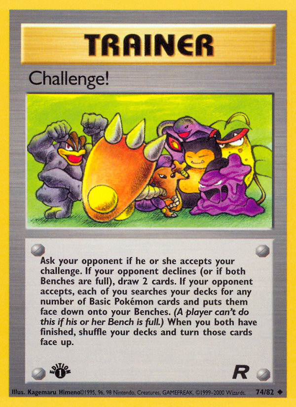 Challenge! (74/82) [Team Rocket 1st Edition] | Amazing Games TCG