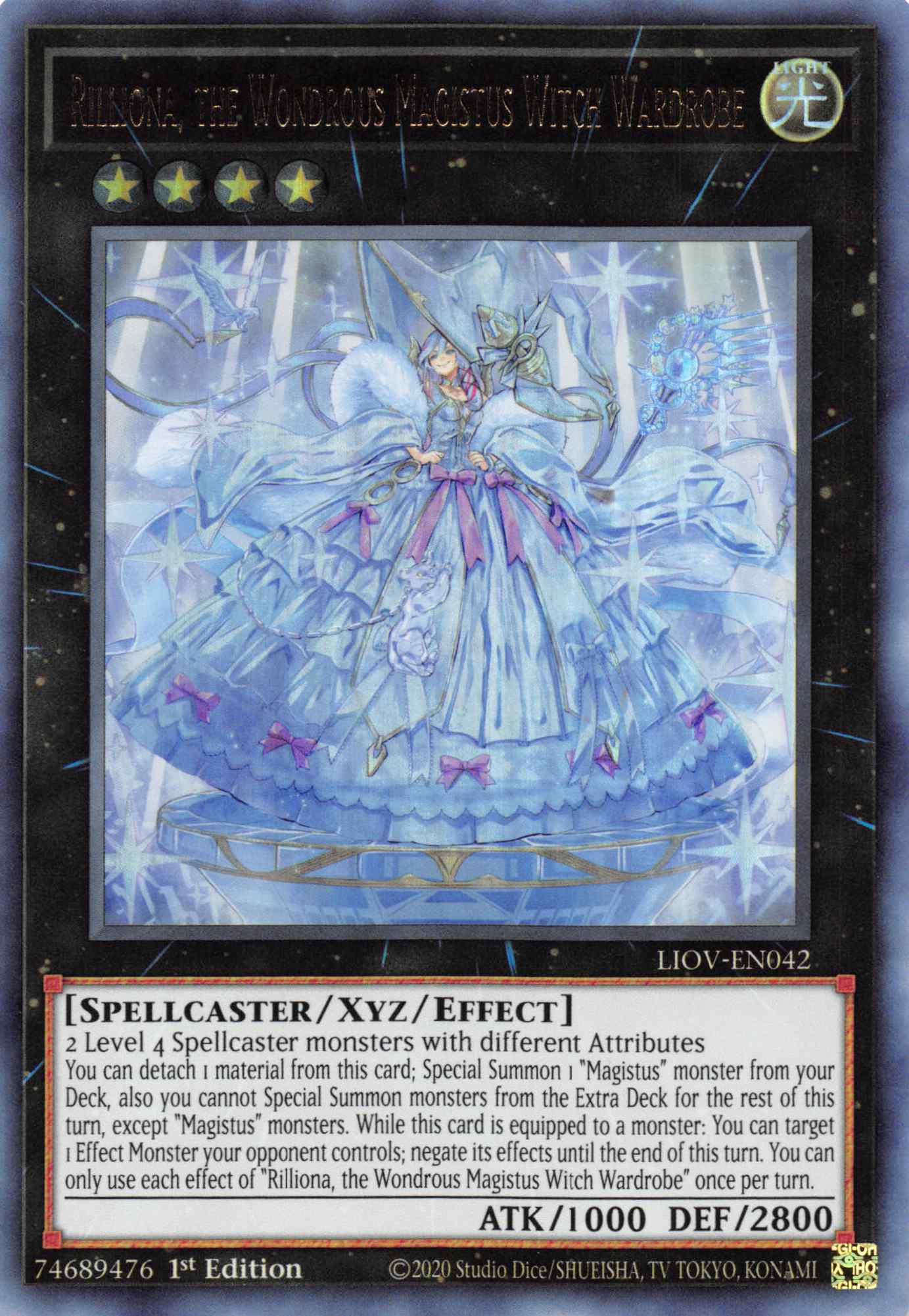 Rilliona, the Wondrous Magistus Witch Wardrobe [LIOV-EN042] Ultra Rare | Amazing Games TCG