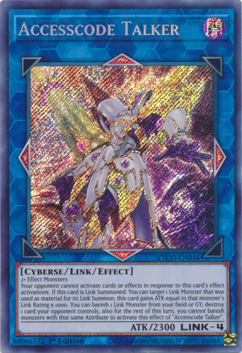 Accesscode Talker [ETCO-EN046] Secret Rare | Amazing Games TCG