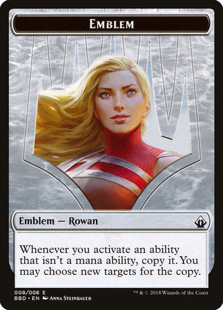 Emblem - Rowan [Battlebond Tokens] | Amazing Games TCG