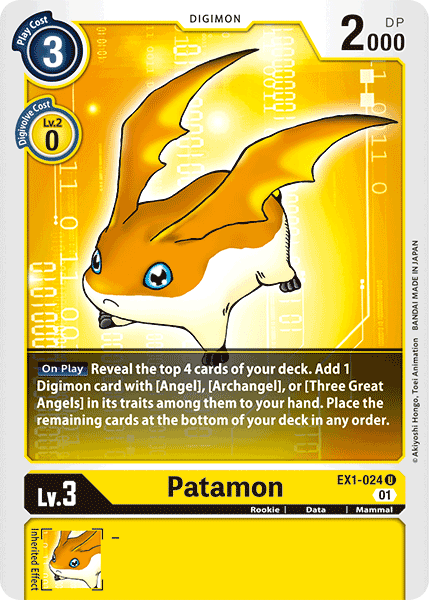 Patamon [EX1-024] [Classic Collection] | Amazing Games TCG