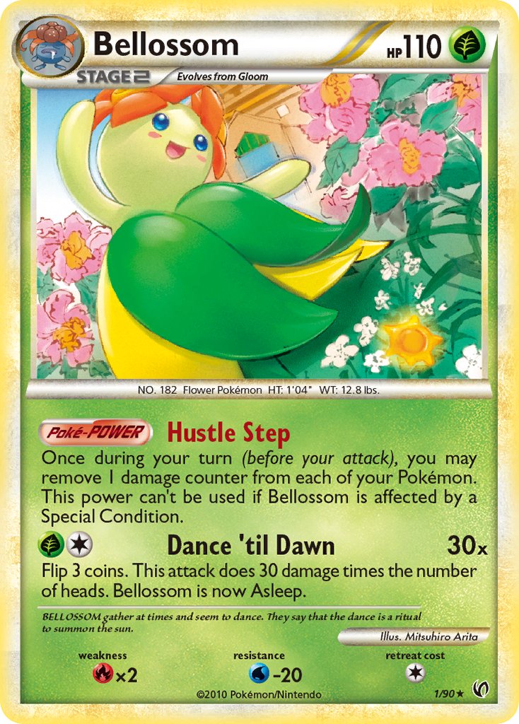 Bellossom (1/90) (Theme Deck Exclusive) [HeartGold & SoulSilver: Undaunted] | Amazing Games TCG