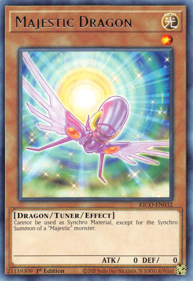 Majestic Dragon [KICO-EN032] Rare | Amazing Games TCG