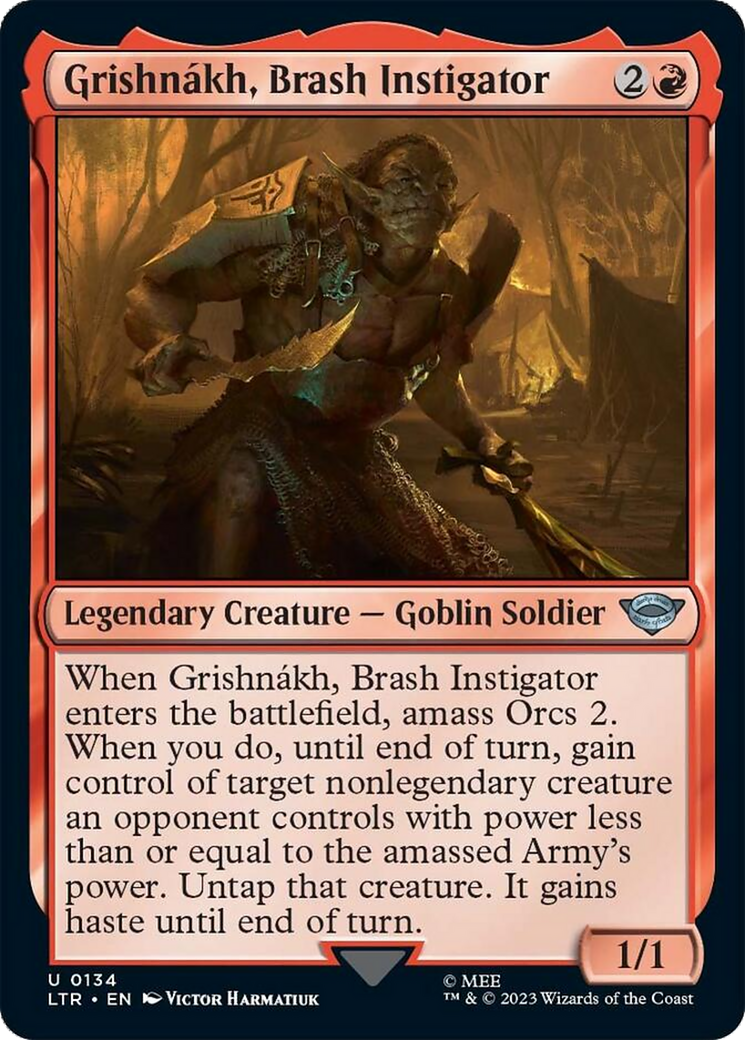 Grishnakh, Brash Instigator [The Lord of the Rings: Tales of Middle-Earth] | Amazing Games TCG