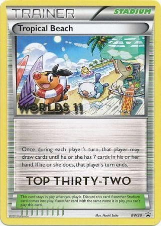 Tropical Beach (BW28) (Top 32) [Black & White: Black Star Promos] | Amazing Games TCG