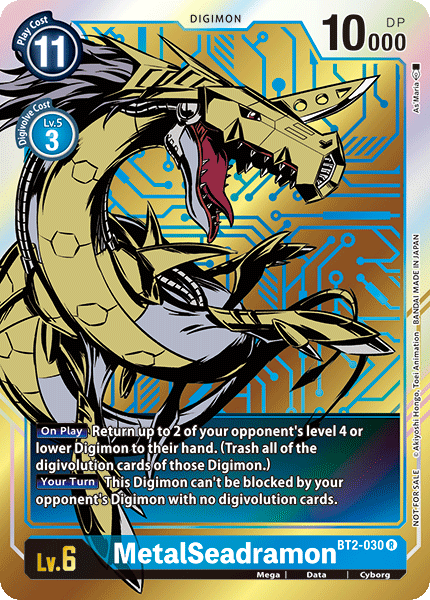 MetalSeadramon [BT2-030] (Dash Pack) [Release Special Booster Ver.1.0 Promos] | Amazing Games TCG