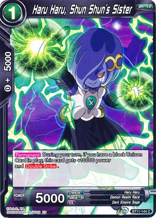 Haru Haru, Shun Shun's Sister (BT11-144) [Vermilion Bloodline] | Amazing Games TCG