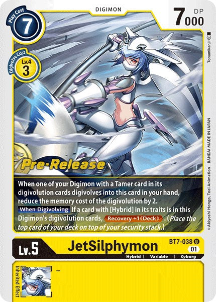 JetSilphymon [BT7-038] [Next Adventure Pre-Release Cards] | Amazing Games TCG