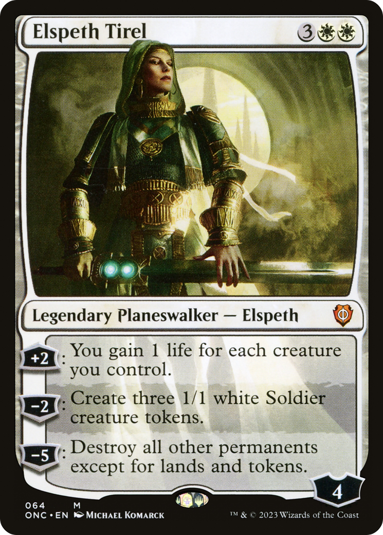 Elspeth Tirel [Phyrexia: All Will Be One Commander] | Amazing Games TCG