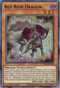 Red Rose Dragon (Green) [LDS2-EN108] Ultra Rare | Amazing Games TCG