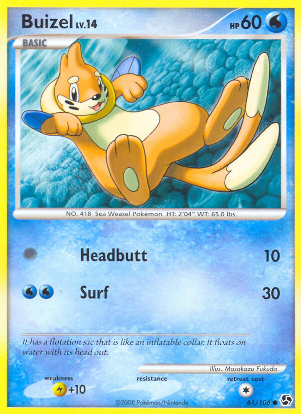 Buizel (61/106) [Diamond & Pearl: Great Encounters] | Amazing Games TCG