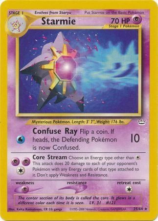 Starmie (25/64) [Neo Revelation Unlimited] | Amazing Games TCG