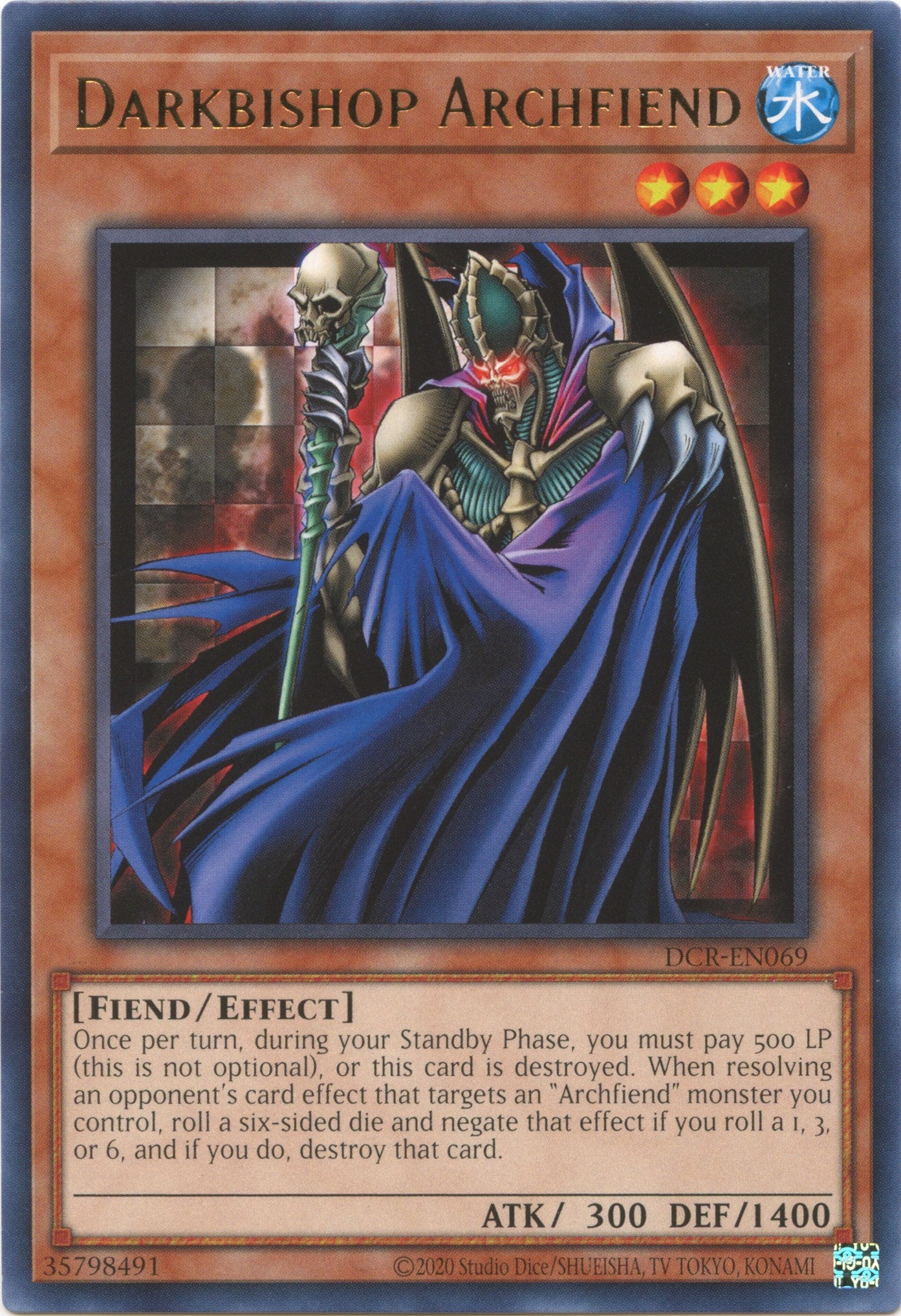 Darkbishop Archfiend (25th Anniversary) [DCR-EN069] Rare | Amazing Games TCG