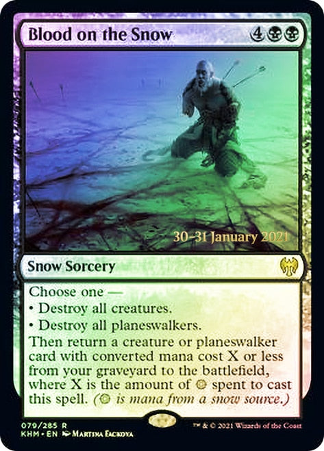 Blood on the Snow  [Kaldheim Prerelease Promos] | Amazing Games TCG