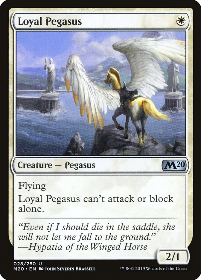 Loyal Pegasus [Core Set 2020] | Amazing Games TCG