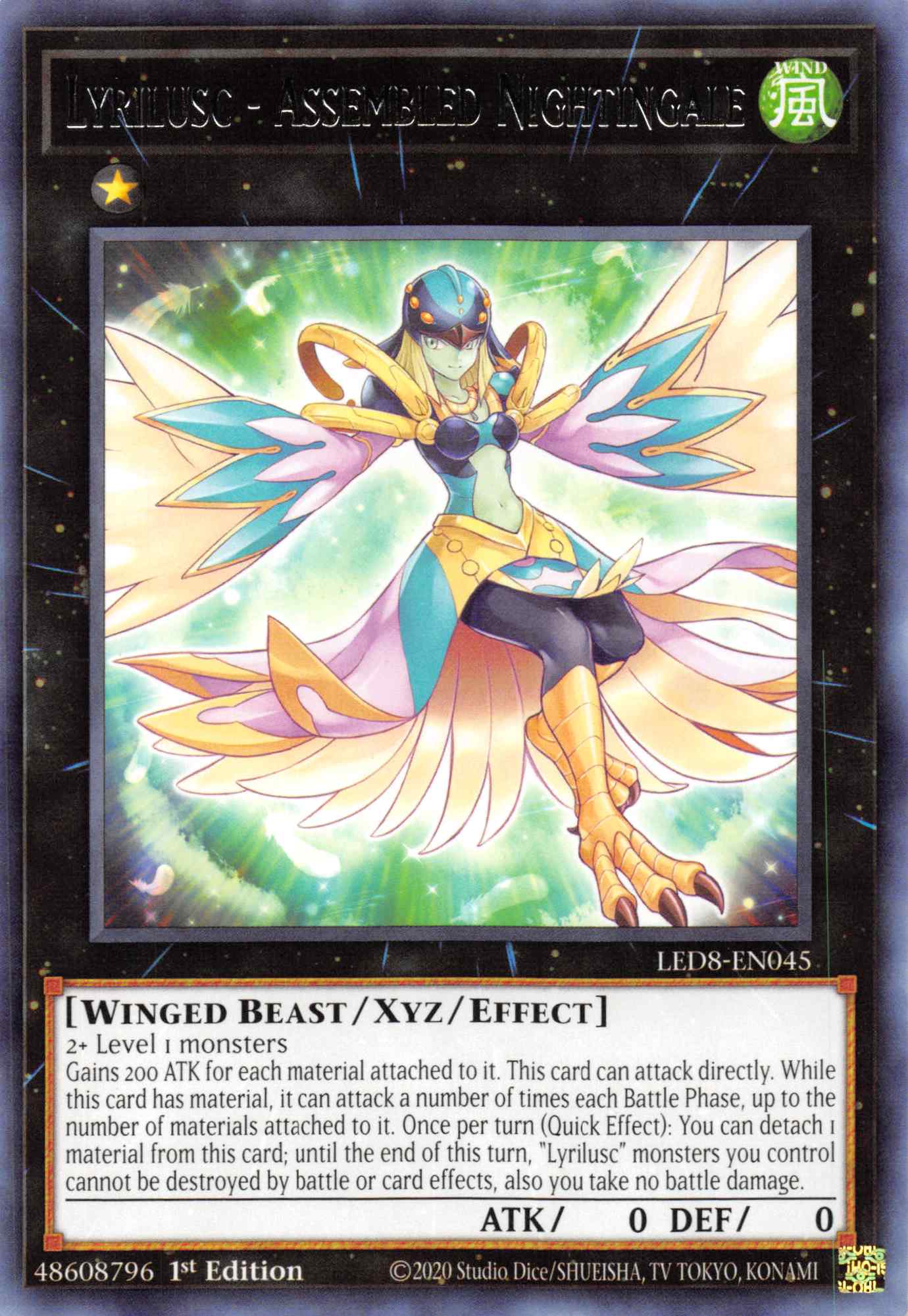 Lyrilusc - Assembled Nightingale [LED8-EN045] Rare | Amazing Games TCG