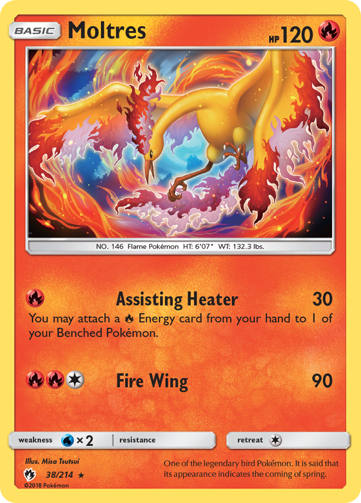 Moltres (38/214) [Sun & Moon: Lost Thunder] | Amazing Games TCG