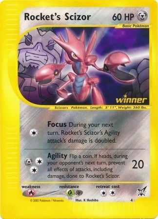 Rocket's Scizor (4) (Jumbo Card) [Best of Promos] | Amazing Games TCG