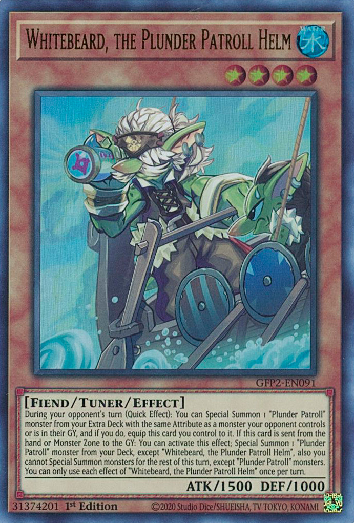 Whitebeard, the Plunder Patroll Helm [GFP2-EN091] Ultra Rare | Amazing Games TCG