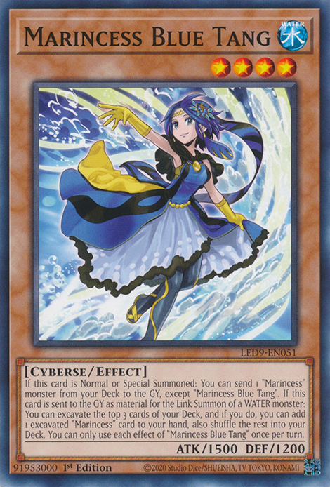 Marincess Blue Tang [LED9-EN051] Common | Amazing Games TCG