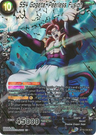 SS4 Gogeta, Peerless Fusion (BT10-154) [Rise of the Unison Warrior 2nd Edition] | Amazing Games TCG