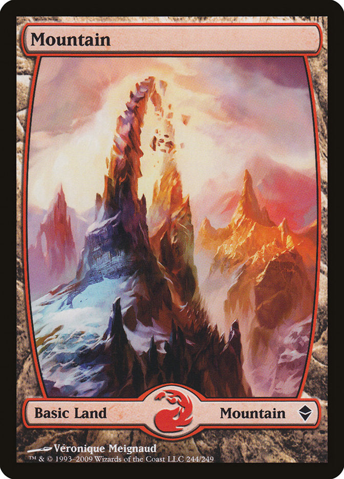 Mountain (244) [Zendikar] | Amazing Games TCG