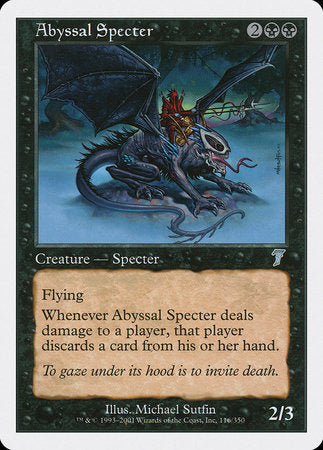 Abyssal Specter [Seventh Edition] | Amazing Games TCG