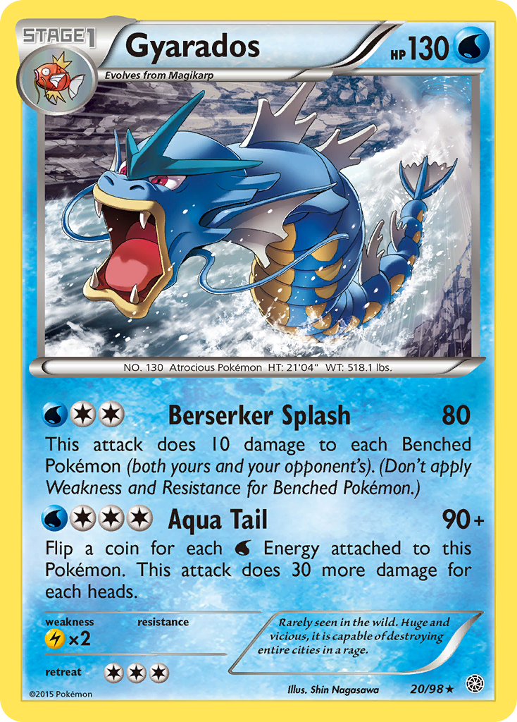 Gyarados (20/98) [XY: Ancient Origins] | Amazing Games TCG