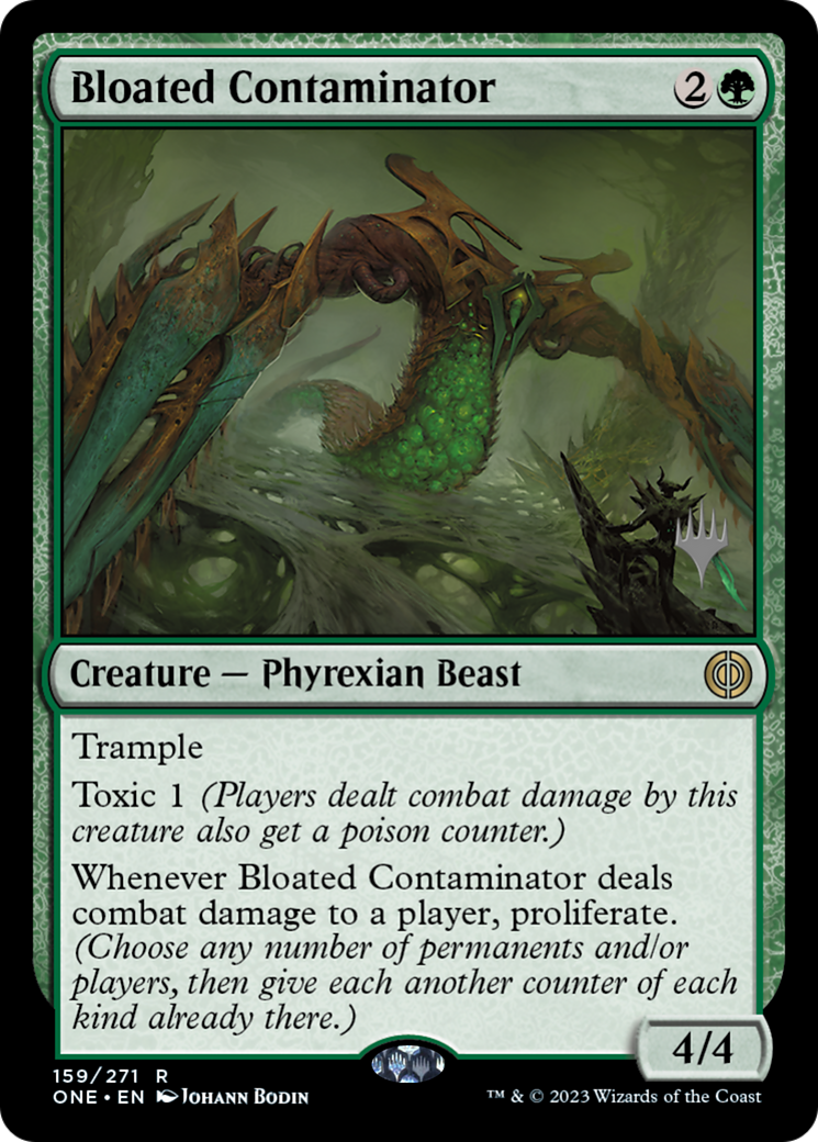 Bloated Contaminator (Promo Pack) [Phyrexia: All Will Be One Promos] | Amazing Games TCG