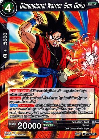 Dimensional Warrior Son Goku (Starter Deck - Shenron's Advent) (SD7-02) [Miraculous Revival] | Amazing Games TCG