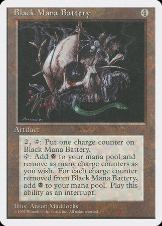 Black Mana Battery [Fourth Edition] | Amazing Games TCG