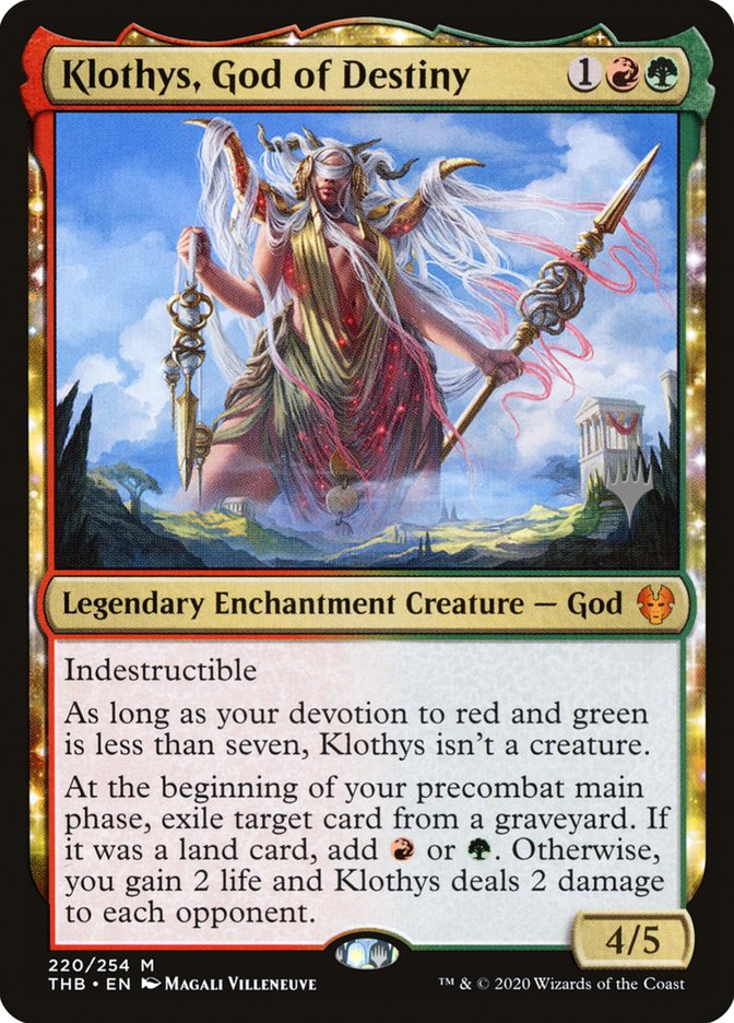 Klothys, God of Destiny (Promo Pack) [Theros Beyond Death Promos] | Amazing Games TCG