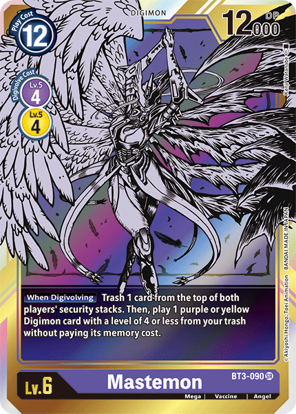 Mastemon [BT3-090] (Alternate Art) [Release Special Booster Ver.1.5] | Amazing Games TCG