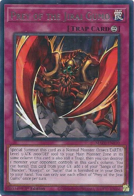 Prey of the Jirai Gumo [MAZE-EN010] Rare | Amazing Games TCG