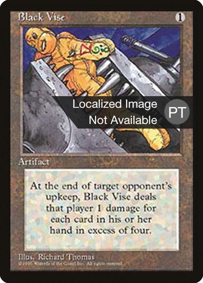 Black Vise [Fourth Edition (Foreign Black Border)] | Amazing Games TCG