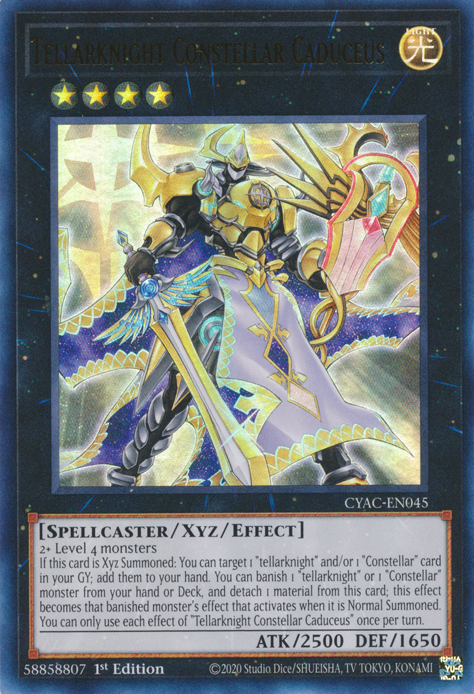 Tellarknight Constellar Caduceus [CYAC-EN045] Ultra Rare | Amazing Games TCG