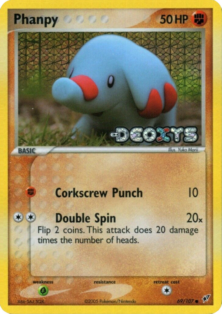 Phanpy (69/107) (Stamped) [EX: Deoxys] | Amazing Games TCG