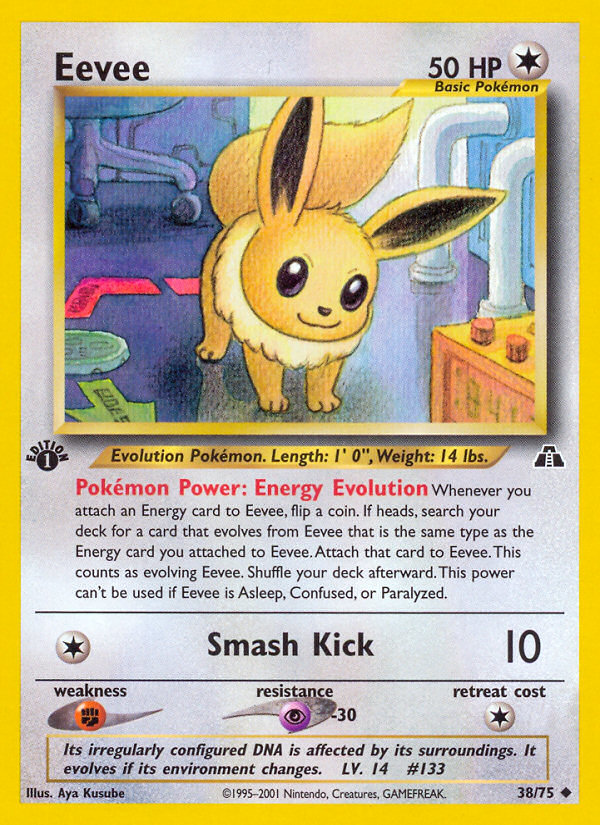 Eevee (38/75) [Neo Discovery 1st Edition] | Amazing Games TCG