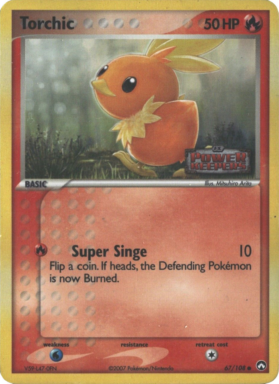 Torchic (67/108) (Stamped) [EX: Power Keepers] | Amazing Games TCG