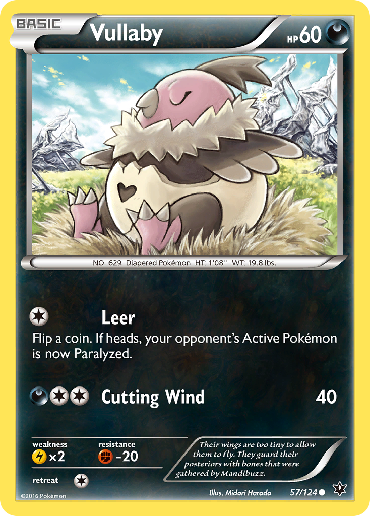 Vullaby (57/124) [XY: Fates Collide] | Amazing Games TCG