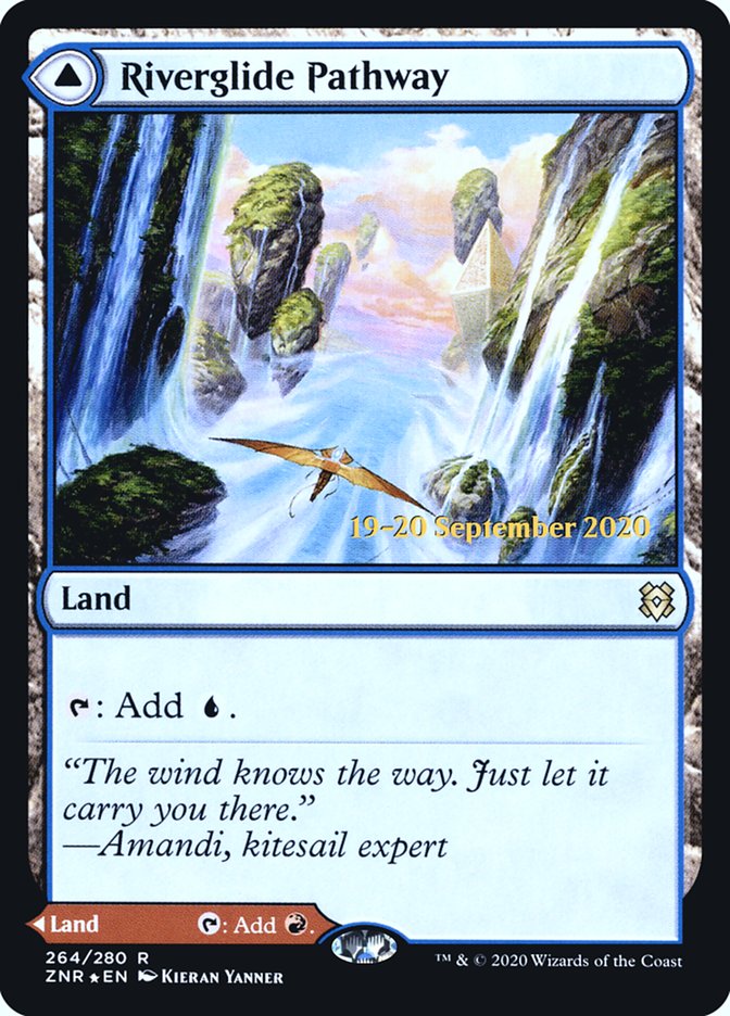 Riverglide Pathway // Lavaglide Pathway  [Zendikar Rising Prerelease Promos] | Amazing Games TCG