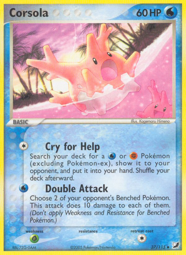 Corsola (37/115) [EX: Unseen Forces] | Amazing Games TCG