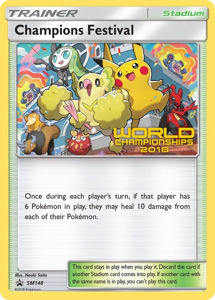 Champions Festival (SM148) (2018 Top Semi Finalist) [Sun & Moon: Black Star Promos] | Amazing Games TCG