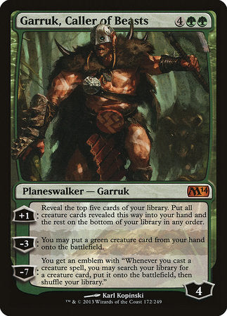 Garruk, Caller of Beasts [Magic 2014] | Amazing Games TCG