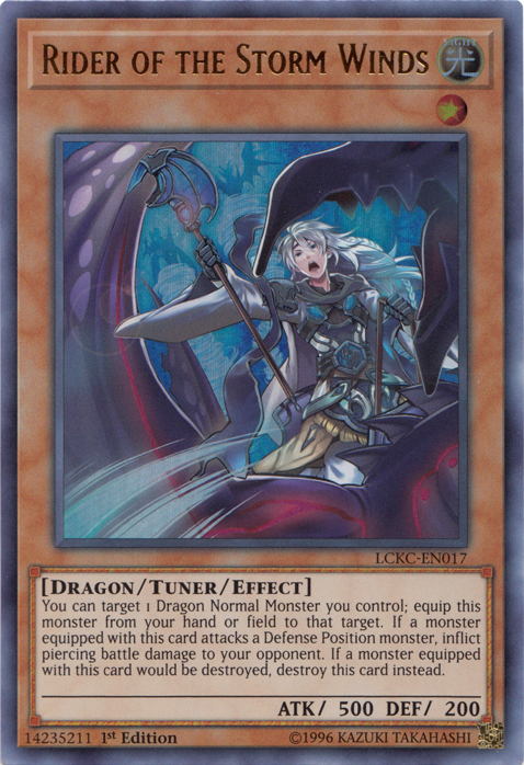 Rider of the Storm Winds [LCKC-EN017] Ultra Rare | Amazing Games TCG