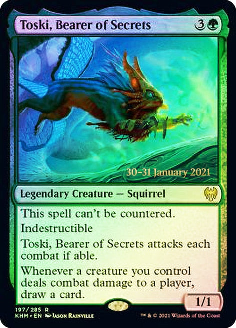 Toski, Bearer of Secrets  [Kaldheim Prerelease Promos] | Amazing Games TCG