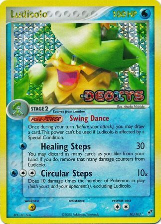 Ludicolo (10/107) (Stamped) [EX: Deoxys] | Amazing Games TCG