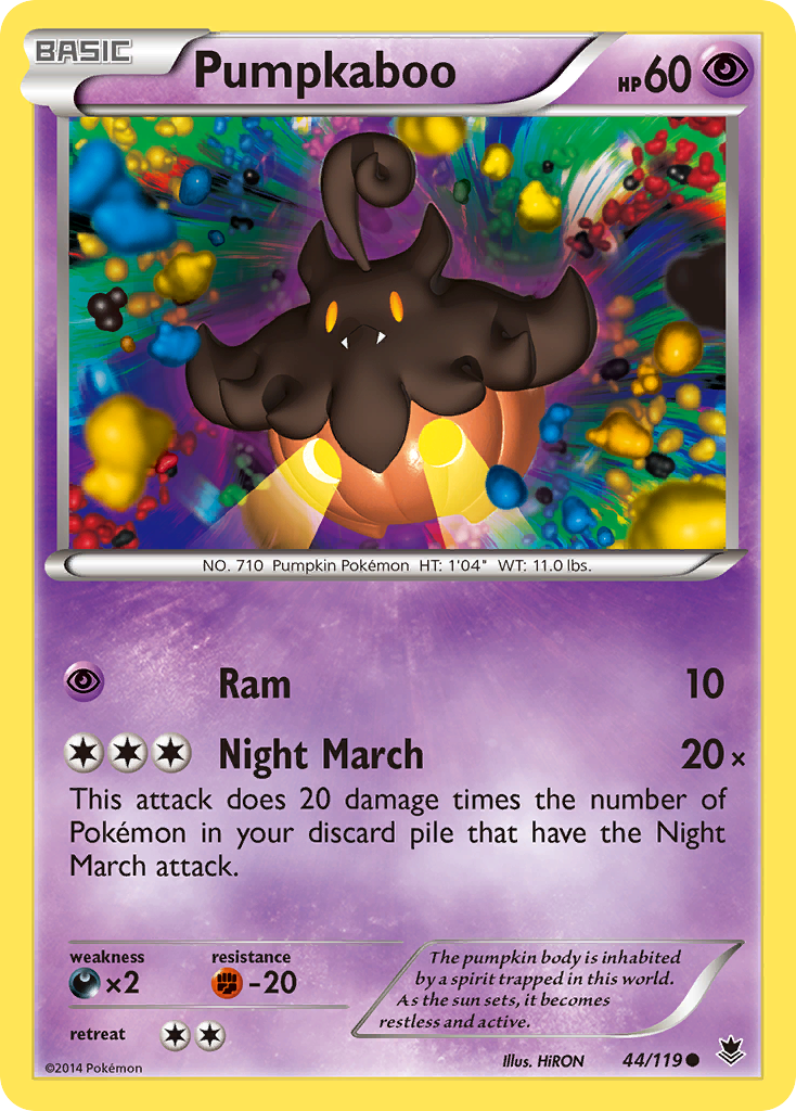 Pumpkaboo (44/119) [XY: Phantom Forces] | Amazing Games TCG