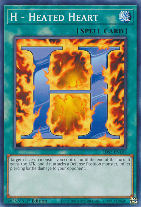 H - Heated Heart [LDS3-EN107] Common | Amazing Games TCG